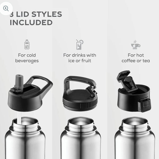 25 oz Personalized Glitter Milky Way Resin Water Bottle