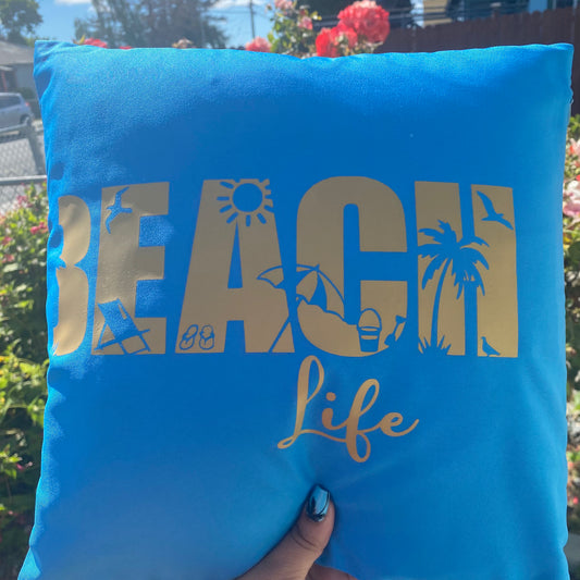 Beach Themed Pillow