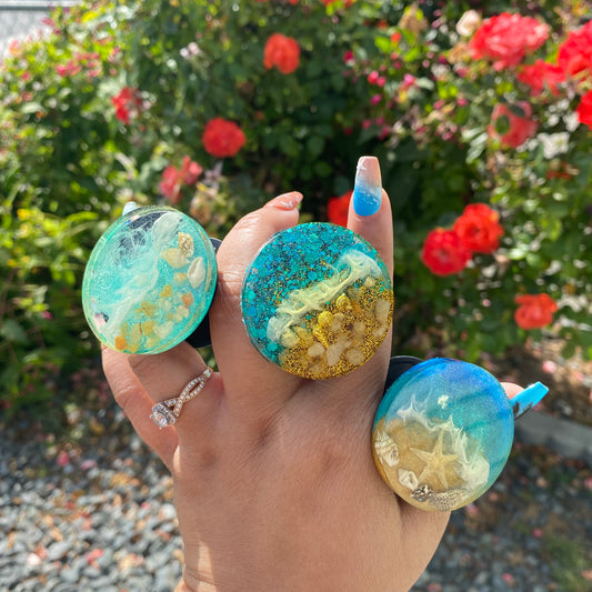 Beach Themed Phone Grip