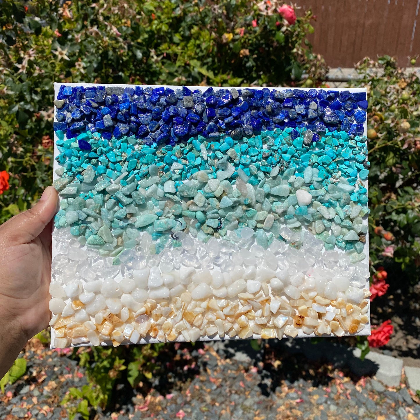 Beach Themed Stone Wall Art