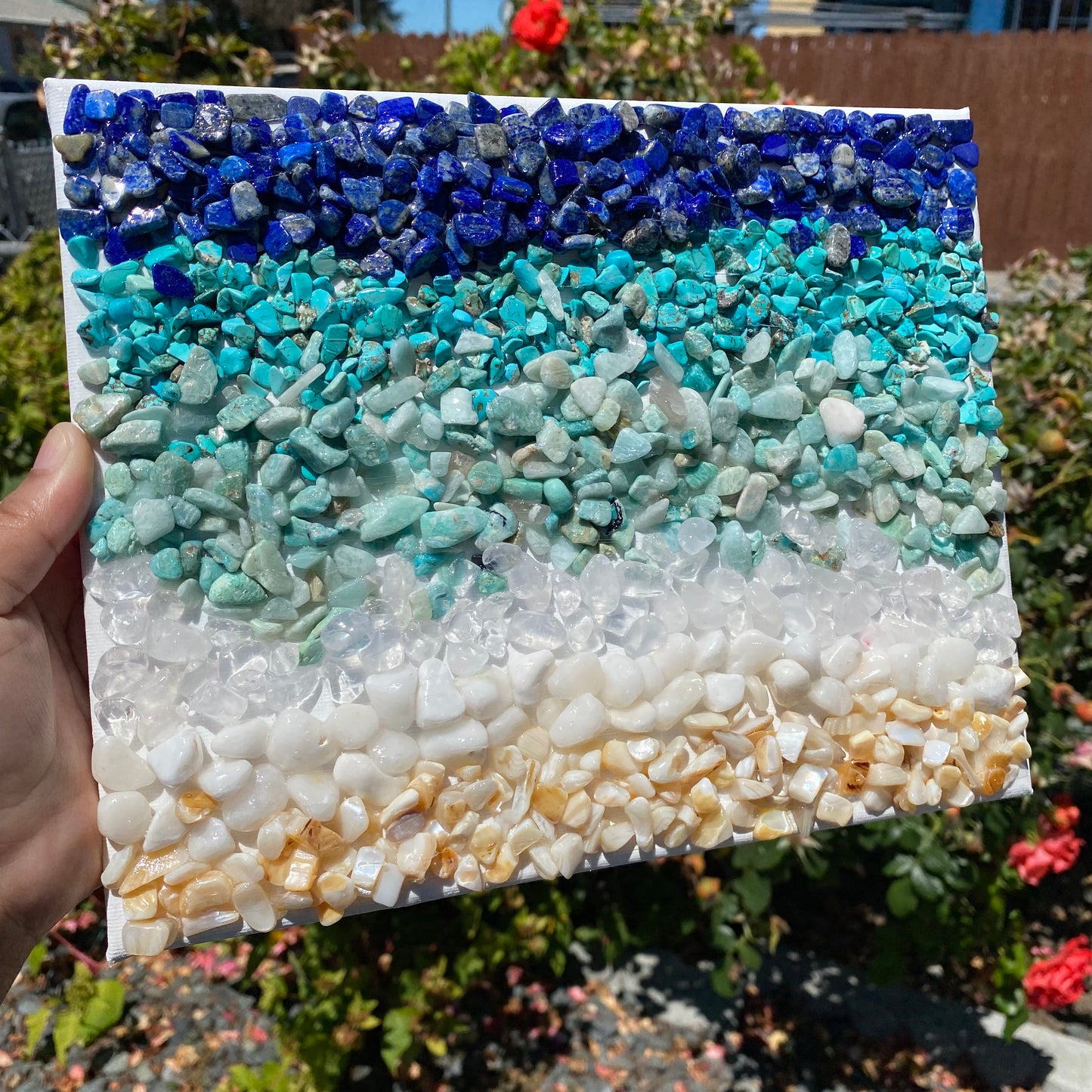 Beach Themed Stone Wall Art