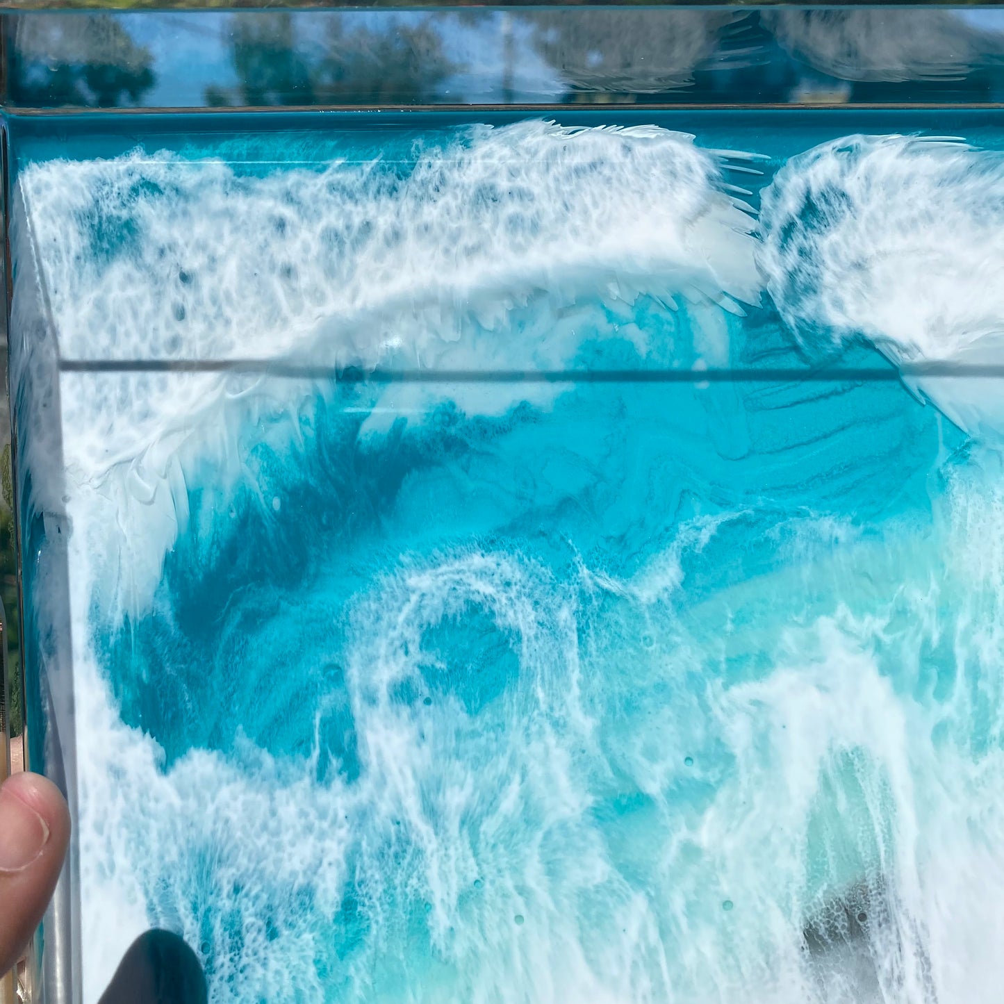 Beach Themed Clear Tray