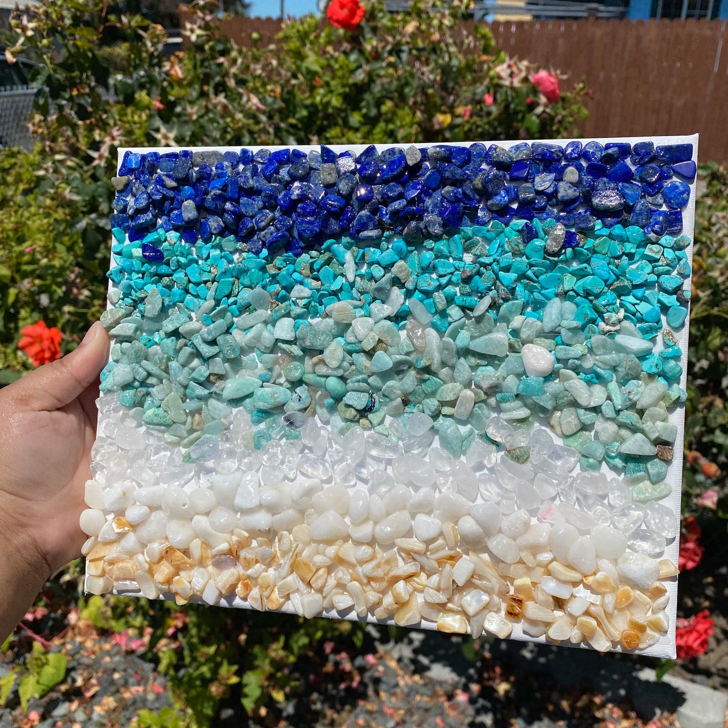 Beach Themed Stone Wall Art