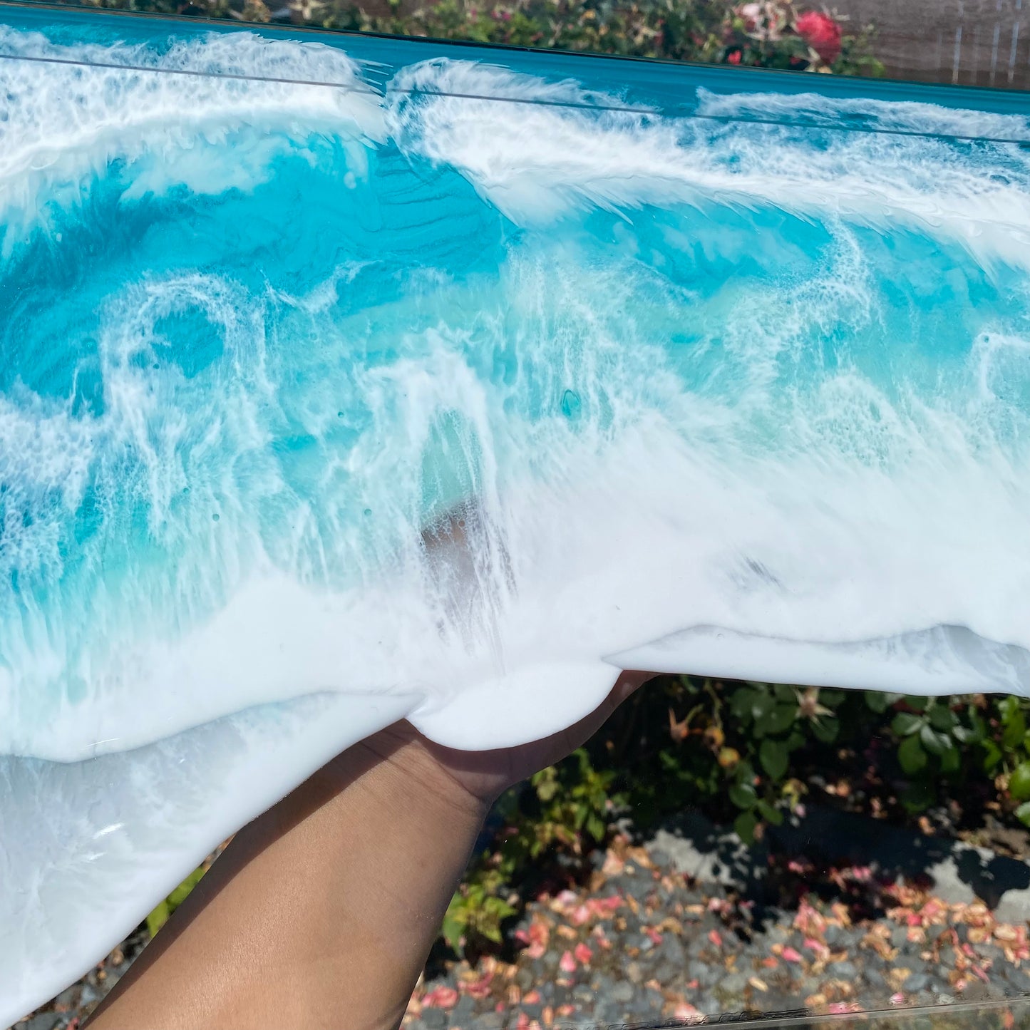 Beach Themed Clear Tray