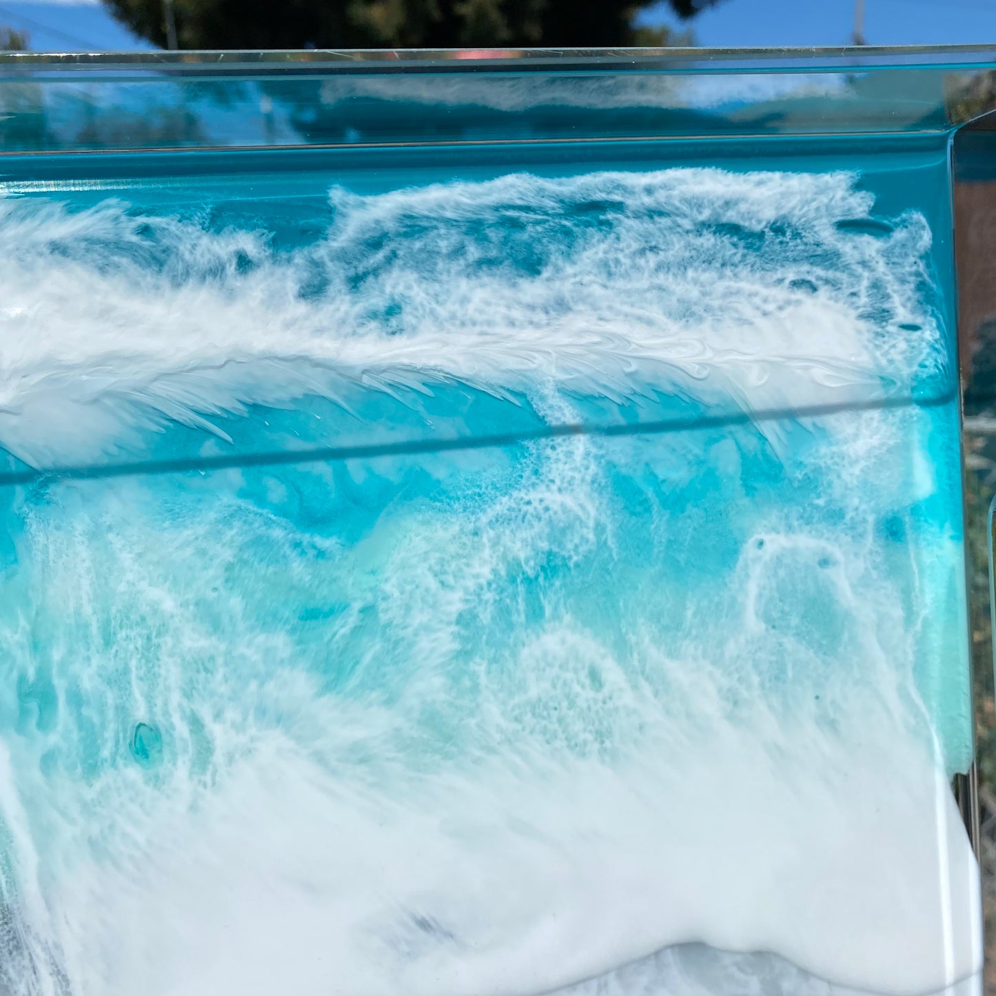 Beach Themed Clear Tray